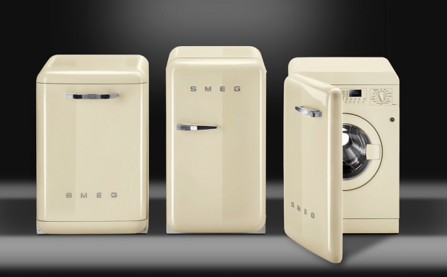 Volně stojící pračka LBB14CR-2 (Smeg), Linea 50’s Style Retro, 60 cm, Creme třída A++, cena na dotaz, WWW.SMEG.CZ