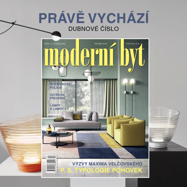 Předplaťte si Moderní byt a neunikne vám žádná novinka ze světa designu, showroomů a návštěv zajímavých interiérů.