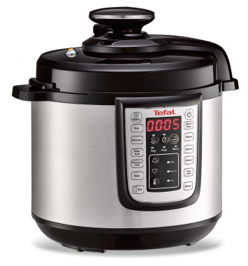 Elektrický tlakový hrnec All in One Pot CY505 (Tefal), 25 programů, 45 unikátních receptů, cena 2 999 Kč, WWW.TEFAL.CZ