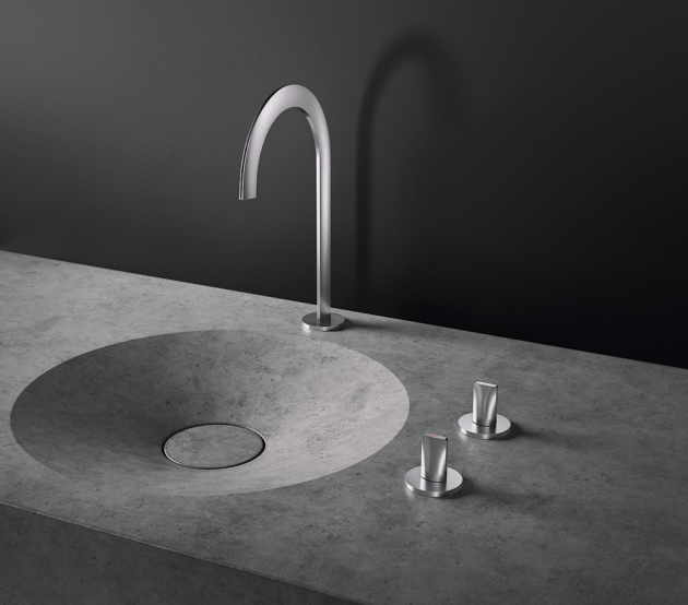 Stojánková baterie Atrio Icon 3D (Grohe), kartáčovaná nerez ocel, cena na dotaz, WWW.GROHE.CZ