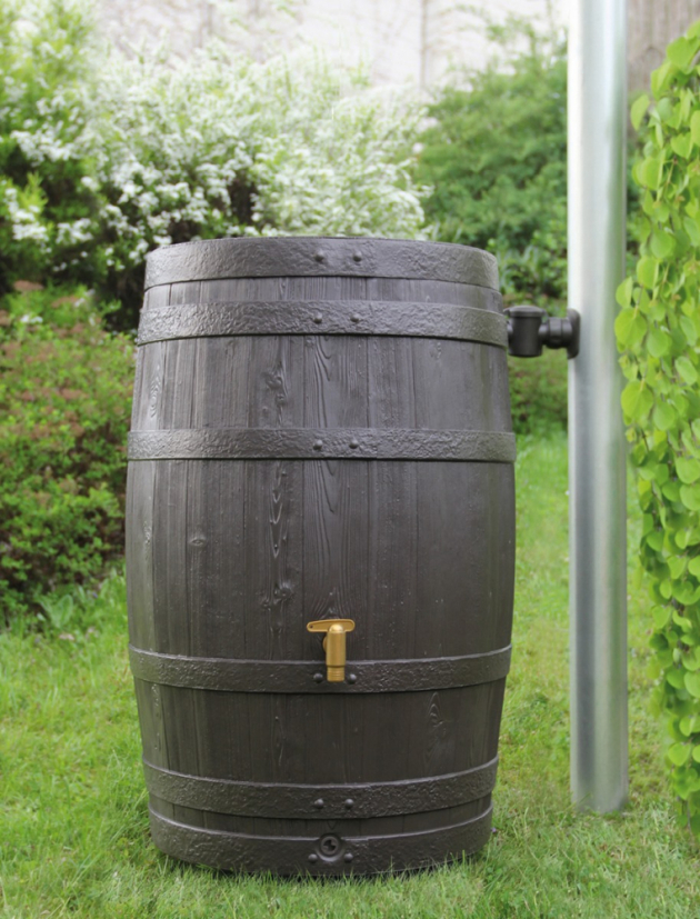 Sud na vodu 4rain Vino 250 l tmavě hnědý vč. víka a výpustného ventilu