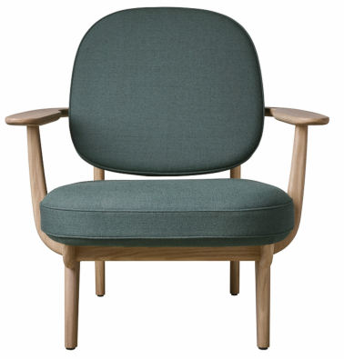 Fred (Fritz Hansen), design Jaime Hayon, dubové dřevo, polyuretanová pěna a textilní čalounění, 77,4 × 85,2 × 80,5 cm, výška sedu 41 cm, cena 53 158 Kč, WWW.STOCKIST.CZ