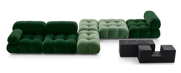 Reedice slavného sofa Camaleonda (BB Italia), které navrhl Mario Bellini v roce 1970, nabízí více pohodlí, flexibility i jemně aktualizované l