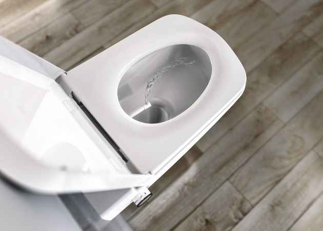 Bidetovací WC Tece one (Tece), 400 × 540 × 350 mm, sprchovací funkce, rimless, bílé, cena 23 124 Kč, WWW.KOUPELNY-PTACEK.CZ