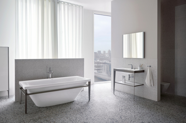 Série XViu (Duravit), champagne, cena od 227 220 Kč, WWW.DURAVIT.CZ 