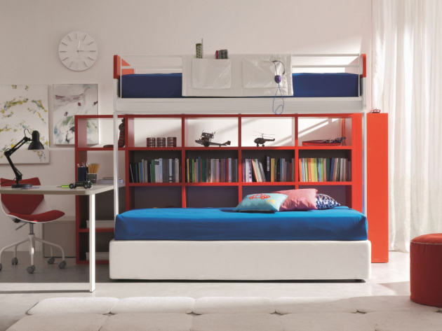 Výrobce Zalf představil originální palandu Gel Bunk Bed, která je spojena se skříňkami a stolem. Je tak jednoduše sestavena, aby maximálně vyhovovala vám i dětem.