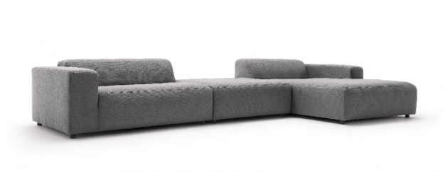 Sedací souprava h.432 (hülsta sofa), textilie Blaugrau Donna 024-73, cena 149 610 Kč, WWW.SEDACKYHULSTA.CZ 