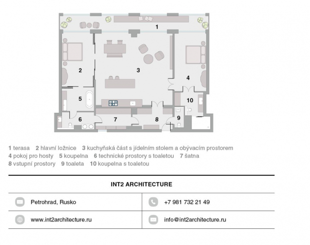 planek a informace architektů