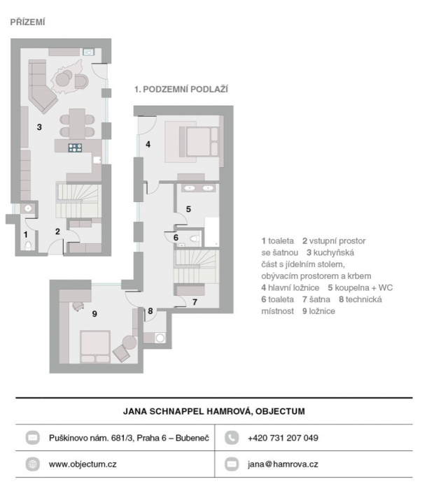 plánek a info architekta