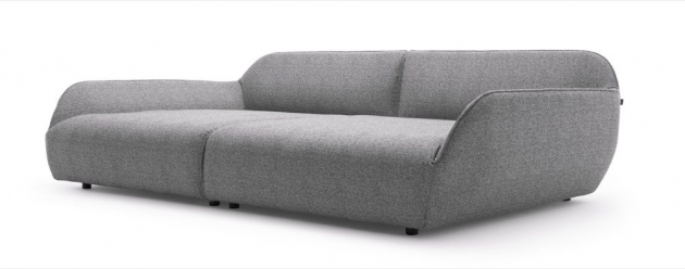 Sedací souprava hülsta sofa hs. 480 (hülsta-Rolf Benz), textilie Coco světle šedá