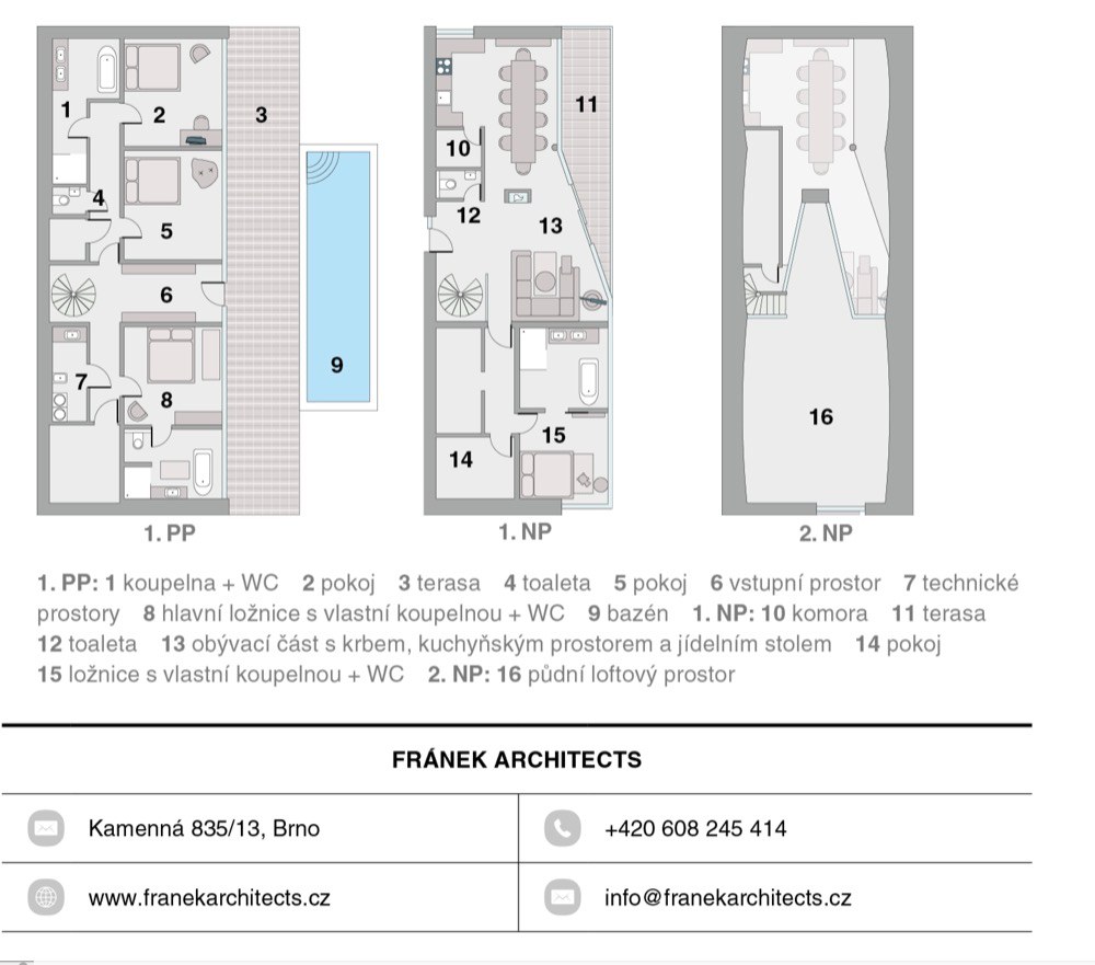 Půdorys, info architekta