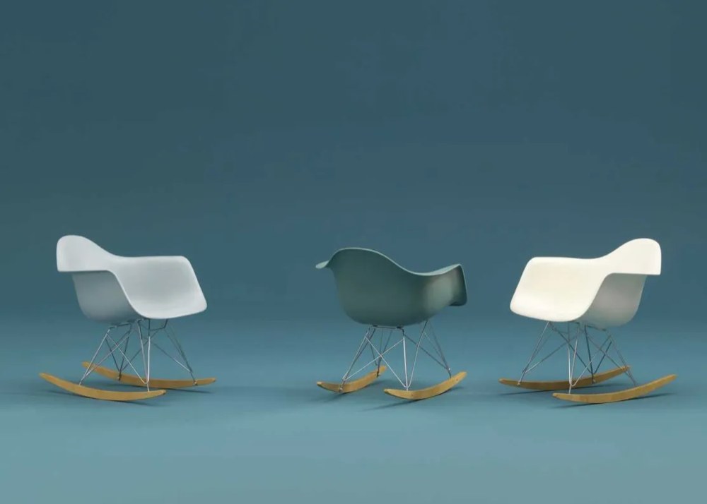 Houpací křeslo Eames RAR (Vitra)