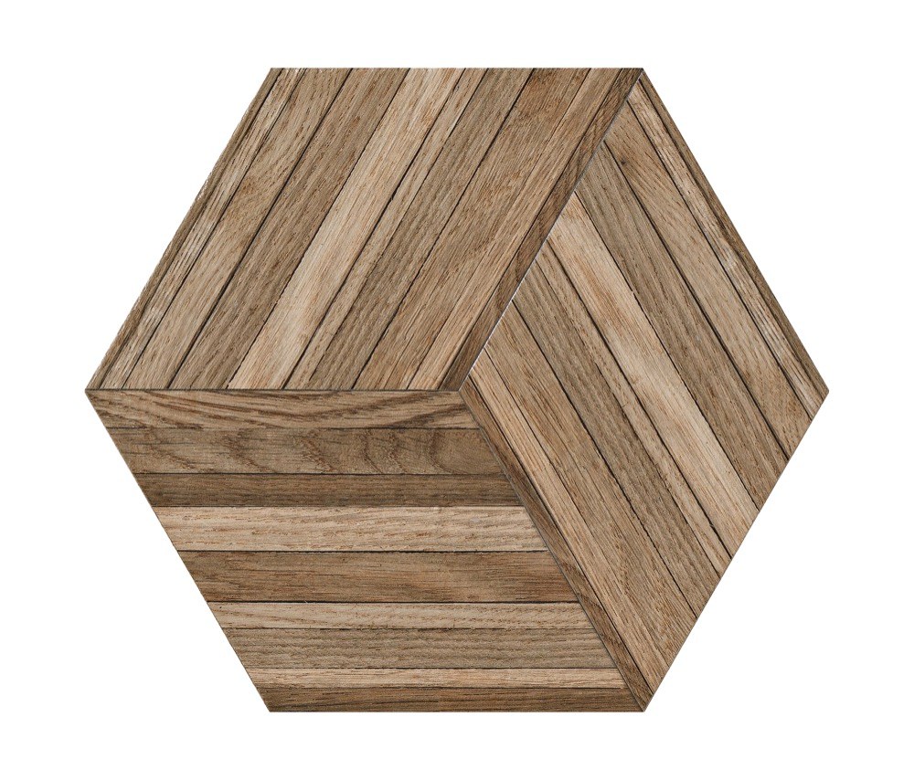 Dlažba ze série Wooddesign (Settecento), matný povrch,  rozměry 40,9 × 47,2 cm